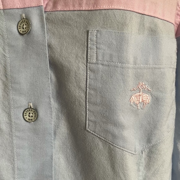 Brooks Brothers Color Block Button Up - Picture 3 of 5